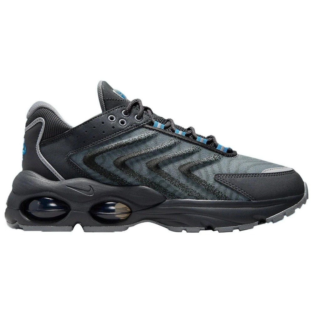 Nike Air Max TW NN Mens Sz 13 Cool Grey Black Blue Athletic Sneakers FV0940-001 - Picture 2 of 5